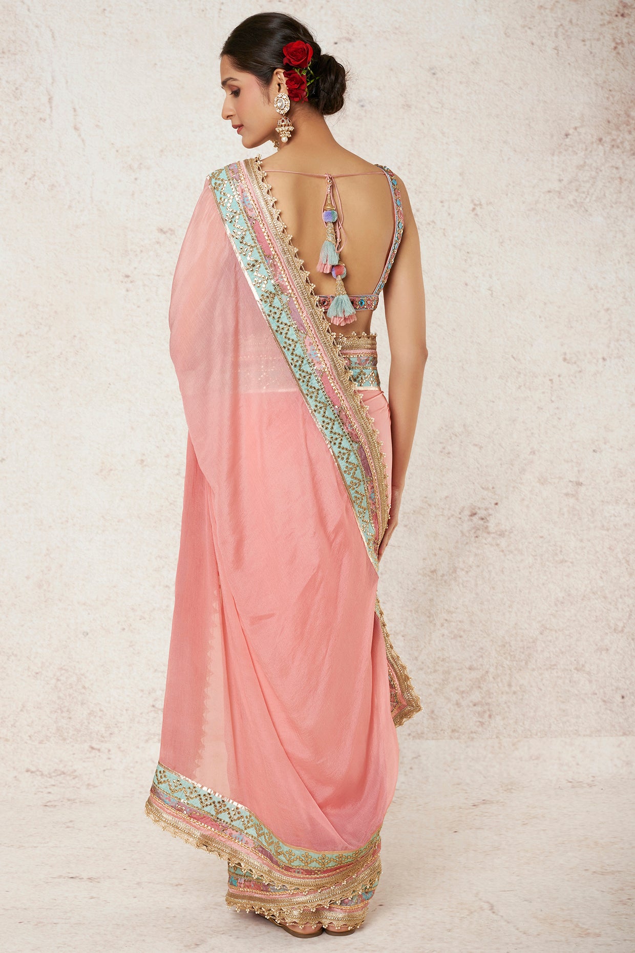 BLUSH PINK SAREE