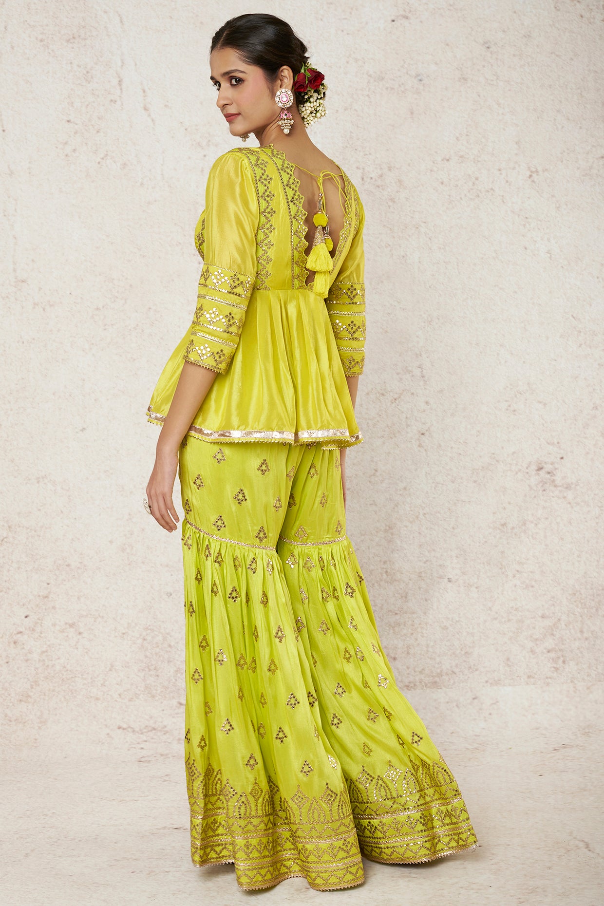 MINT GREEN SHARARA SET