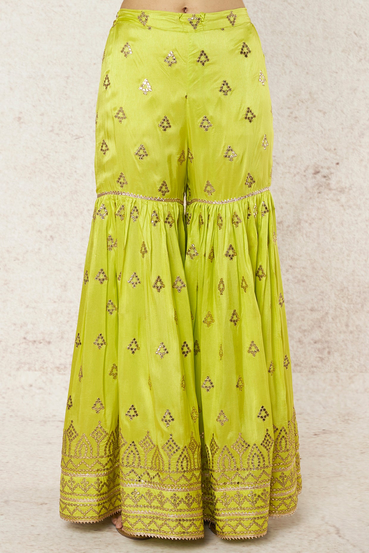 MINT GREEN SHARARA SET