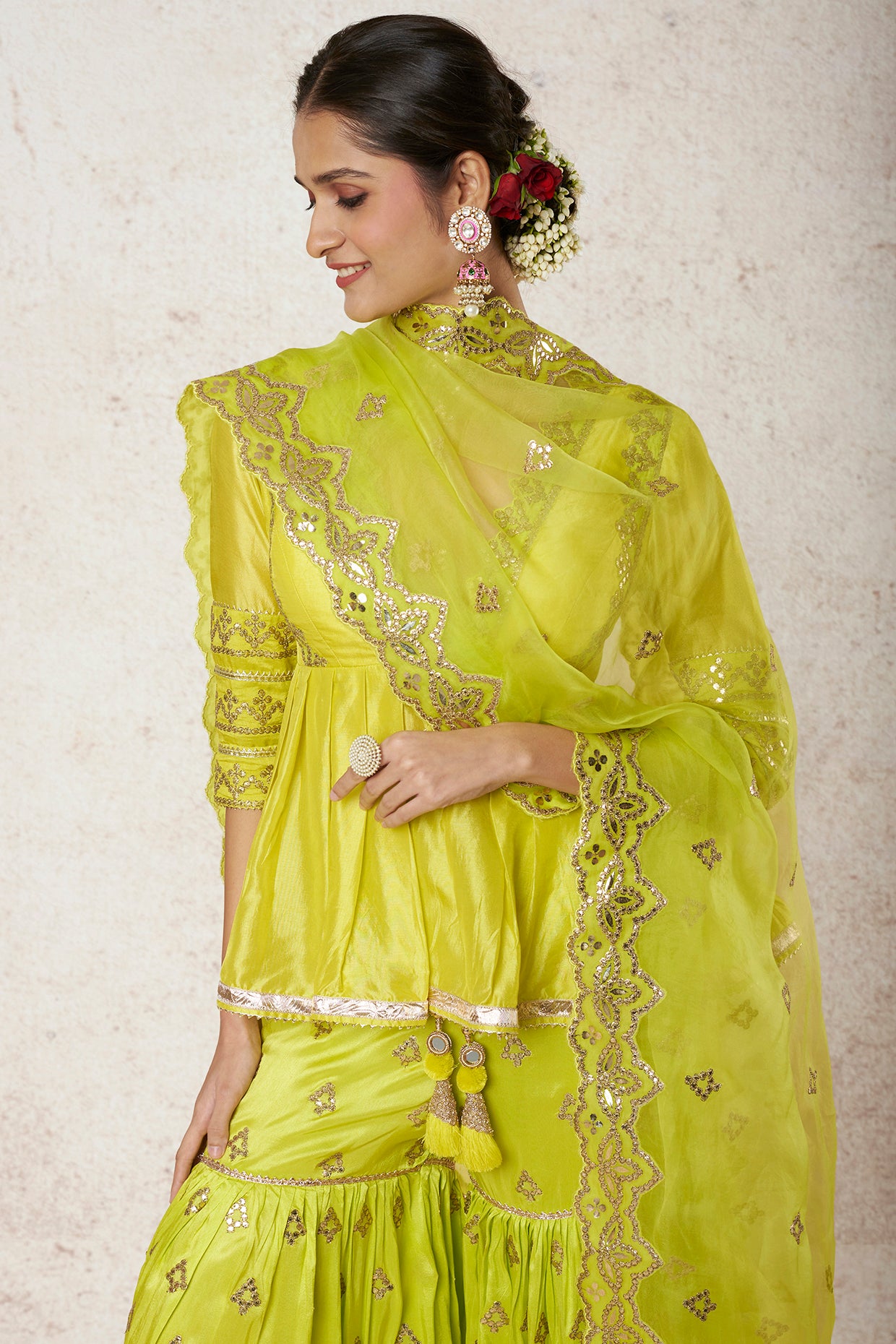 MINT GREEN SHARARA SET