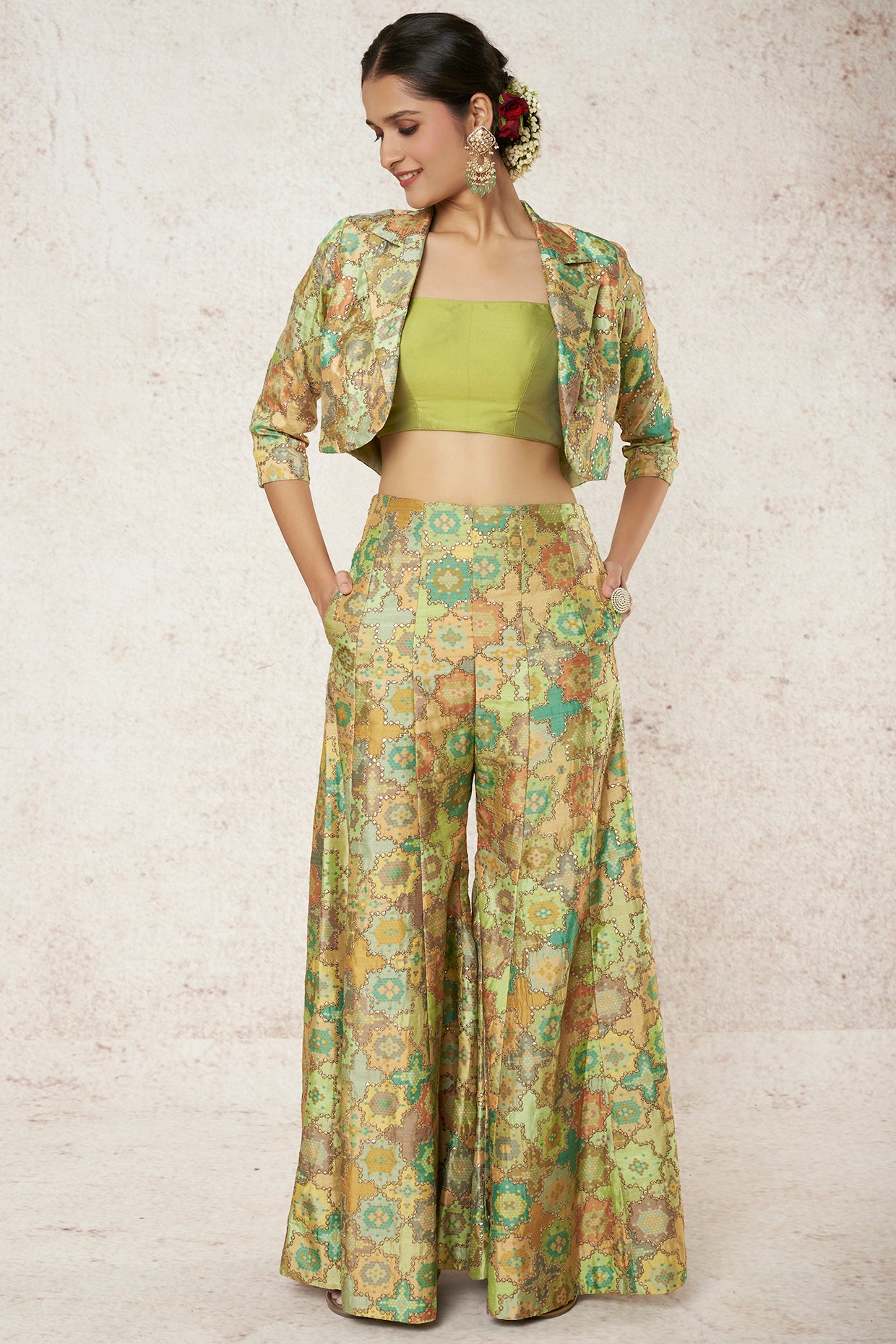 MINT GREEN PANT SET