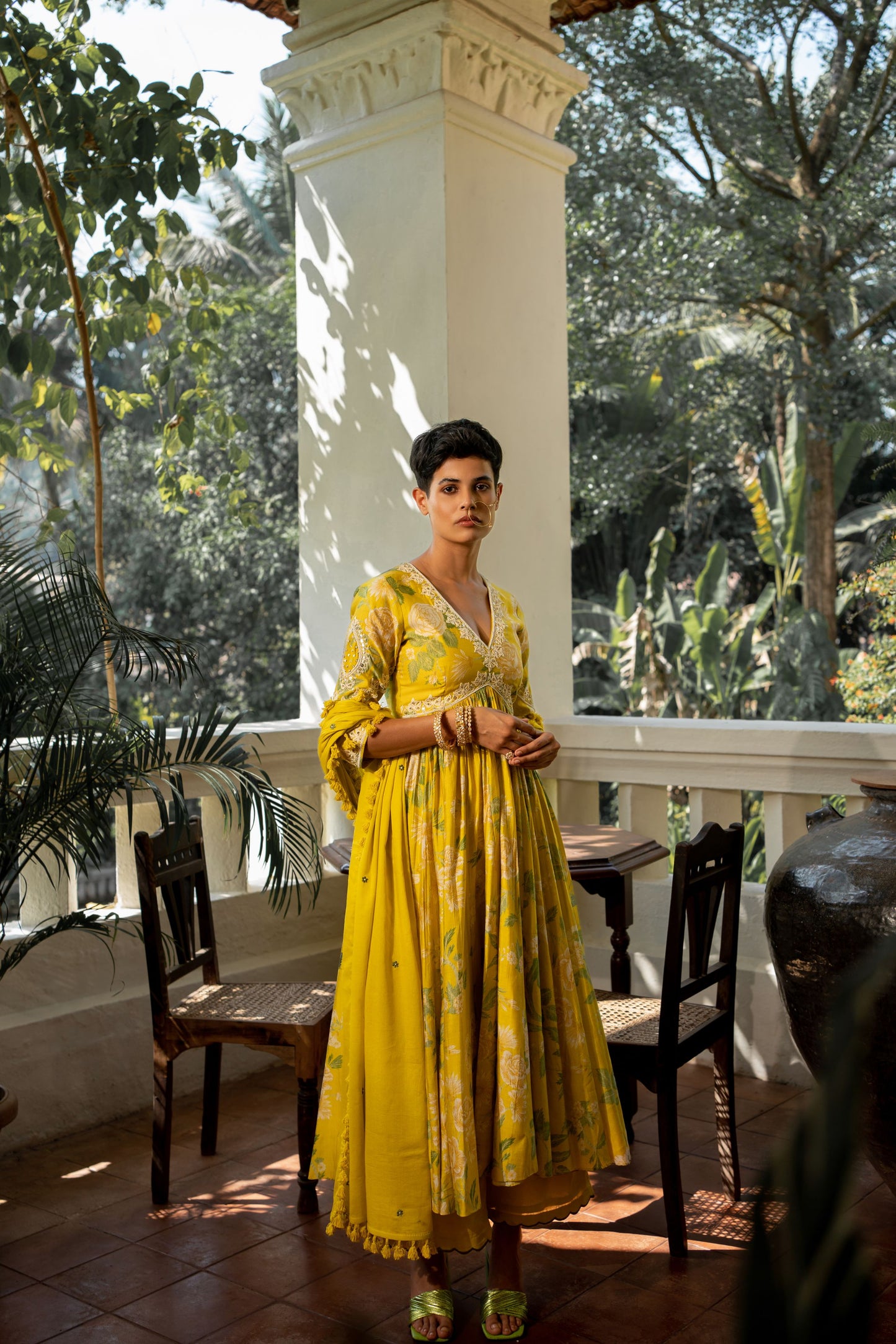 GARDEN OF BLOOM ANARKALI SET