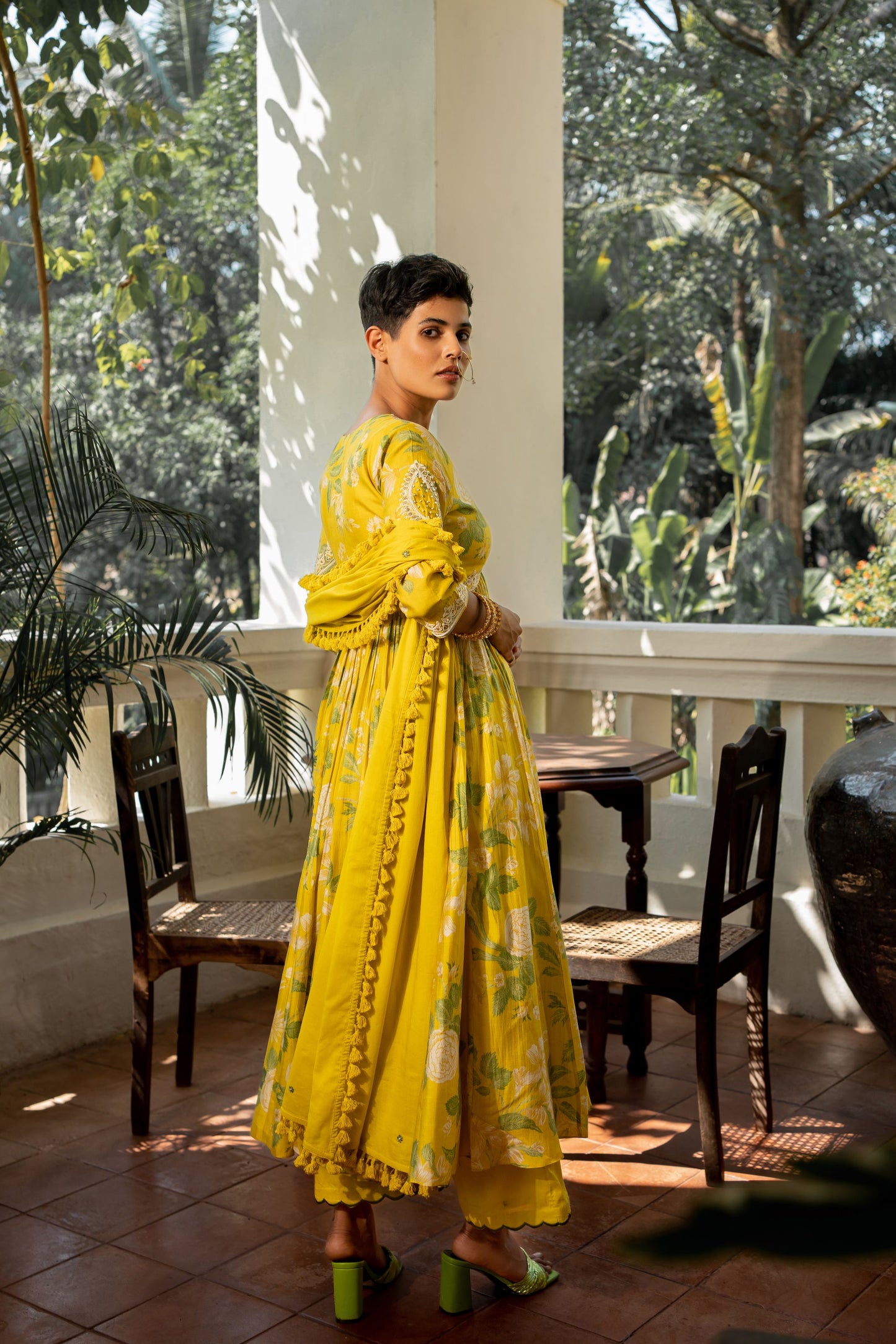 GARDEN OF BLOOM ANARKALI SET