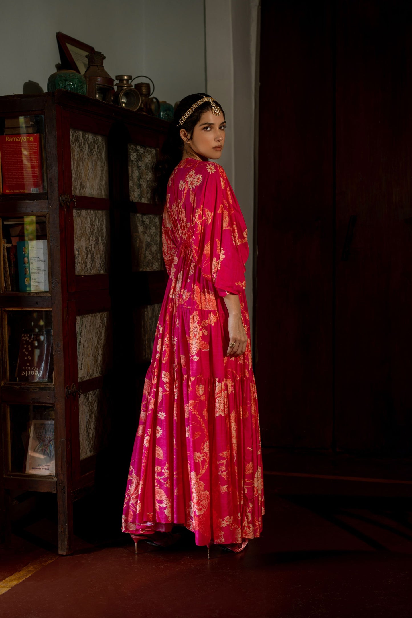 FLOURISHING FLORAL JAAL KAFTAN SET