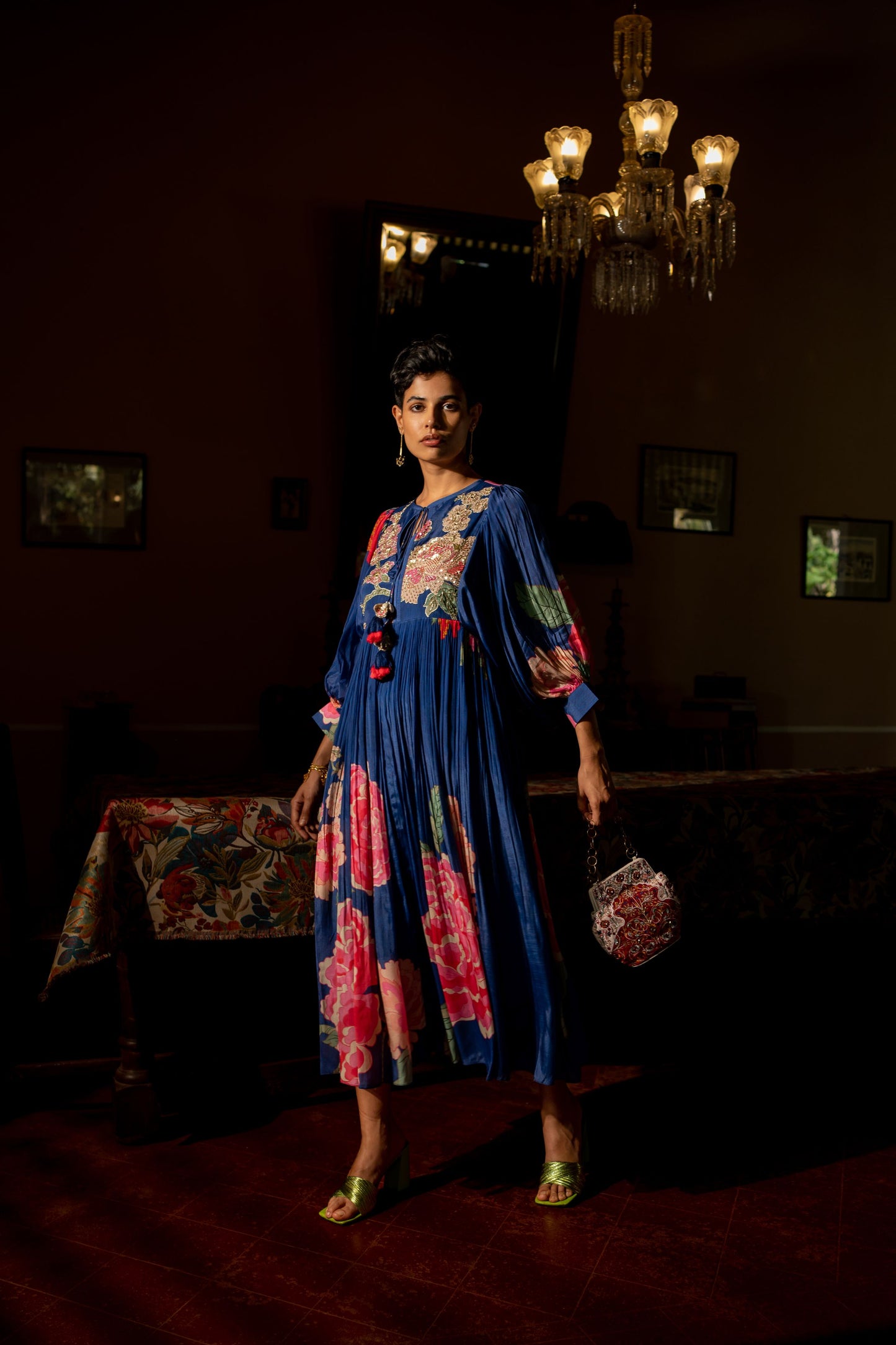 BLOOMING BIG FLORAL MAXI SET
