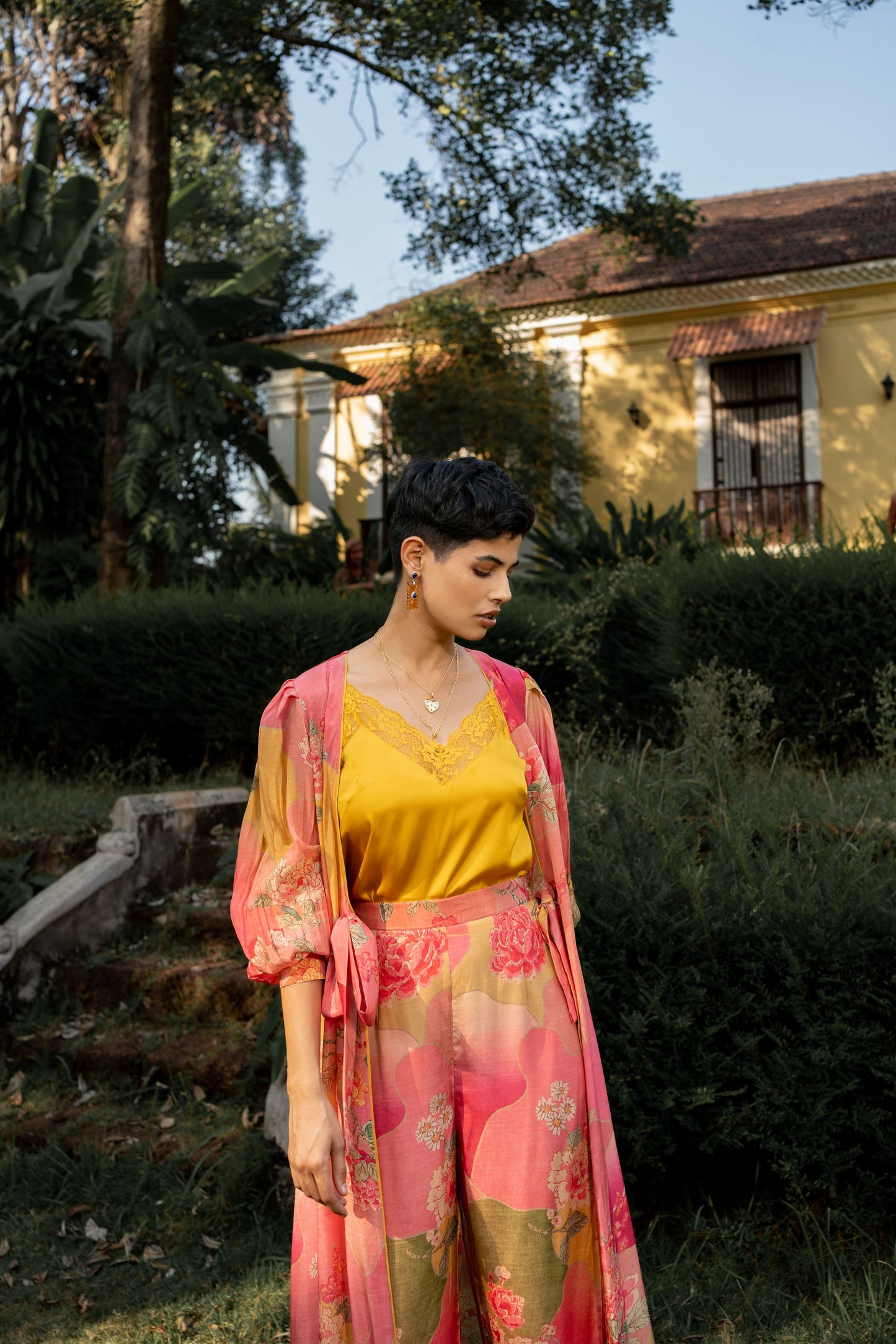 HINT OF BLUSH NAKSHA CAMISOLE SET