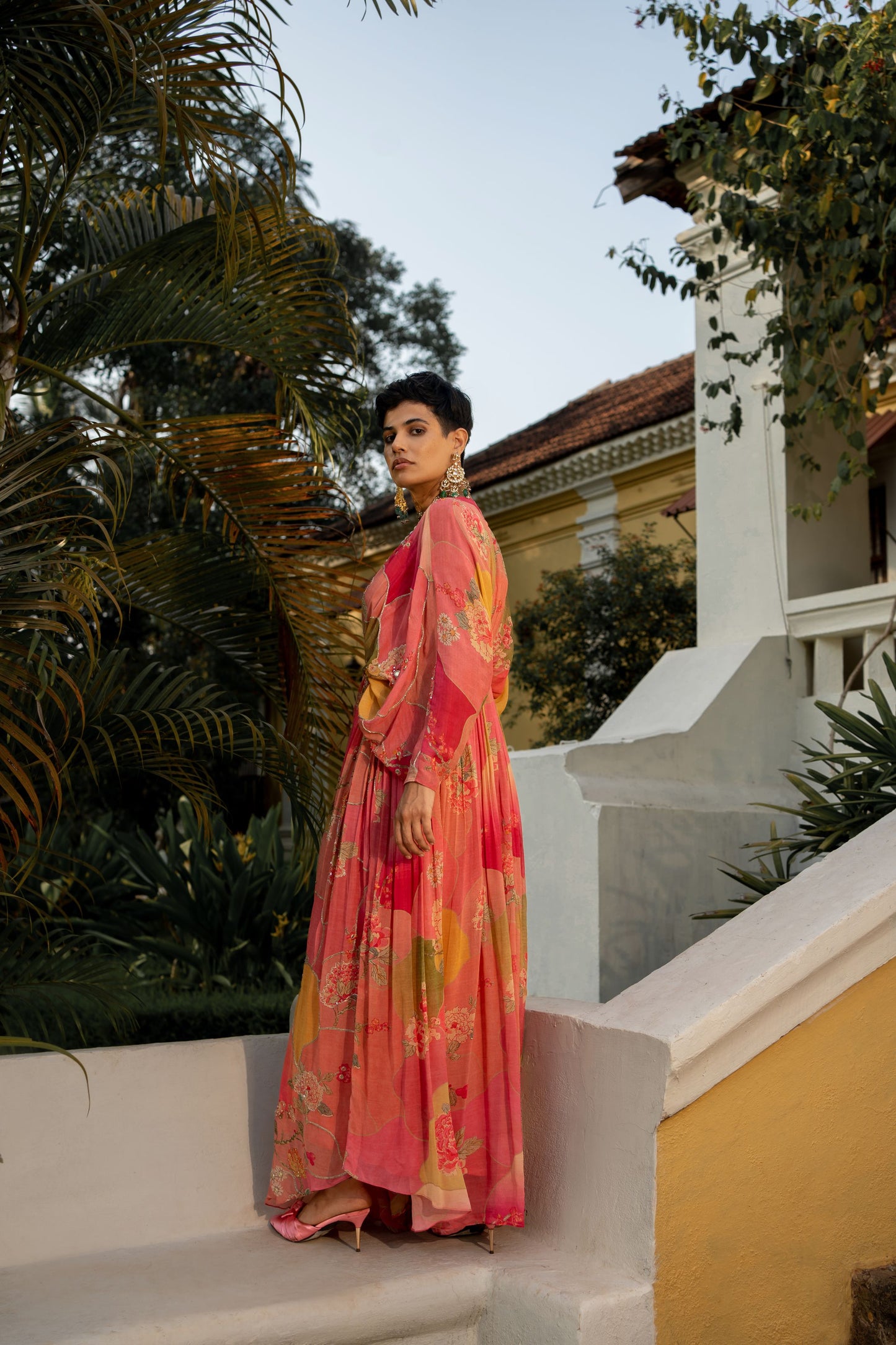HINT OF BLUSH NASHA KAFTAN SET