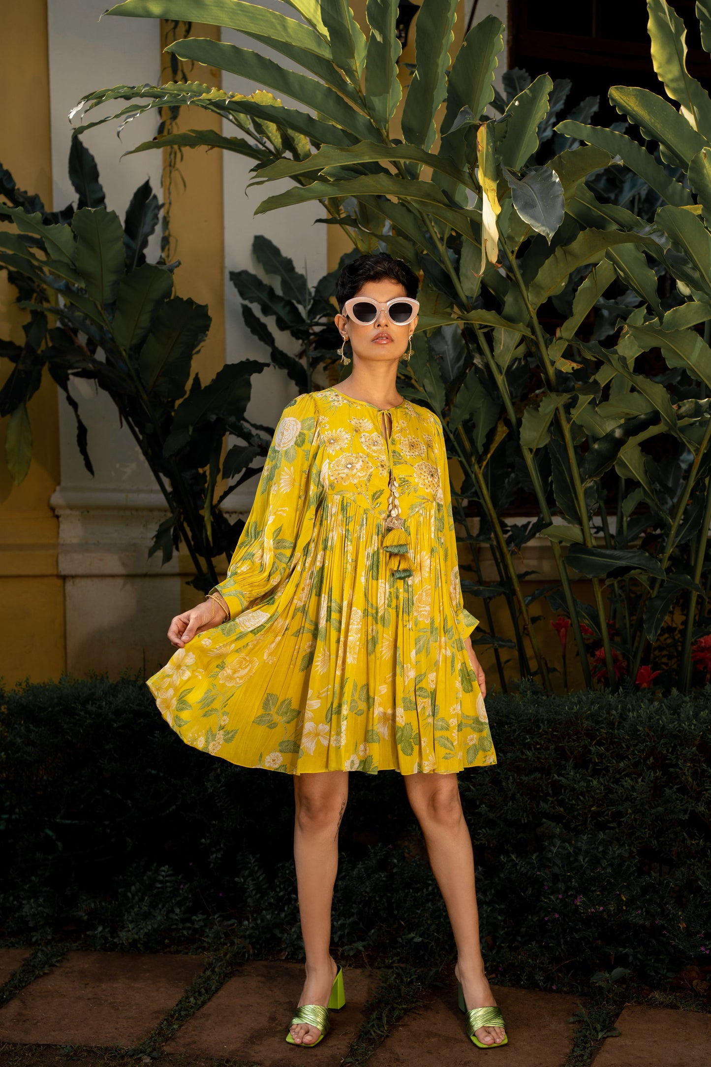 GARDEN OF BLOOM SHORT DRESS