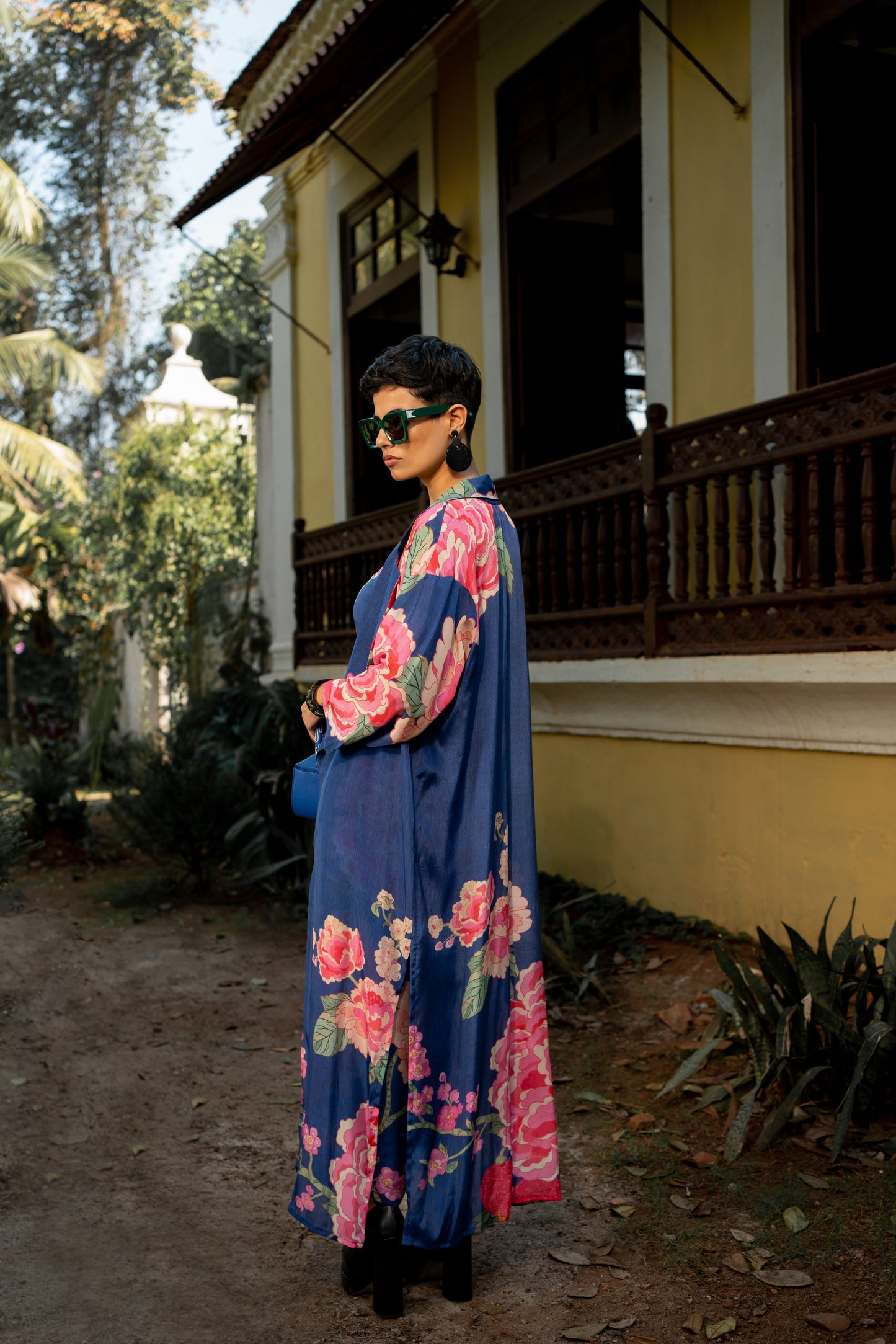 BLOOMING BIG FLORAL JACKET SET