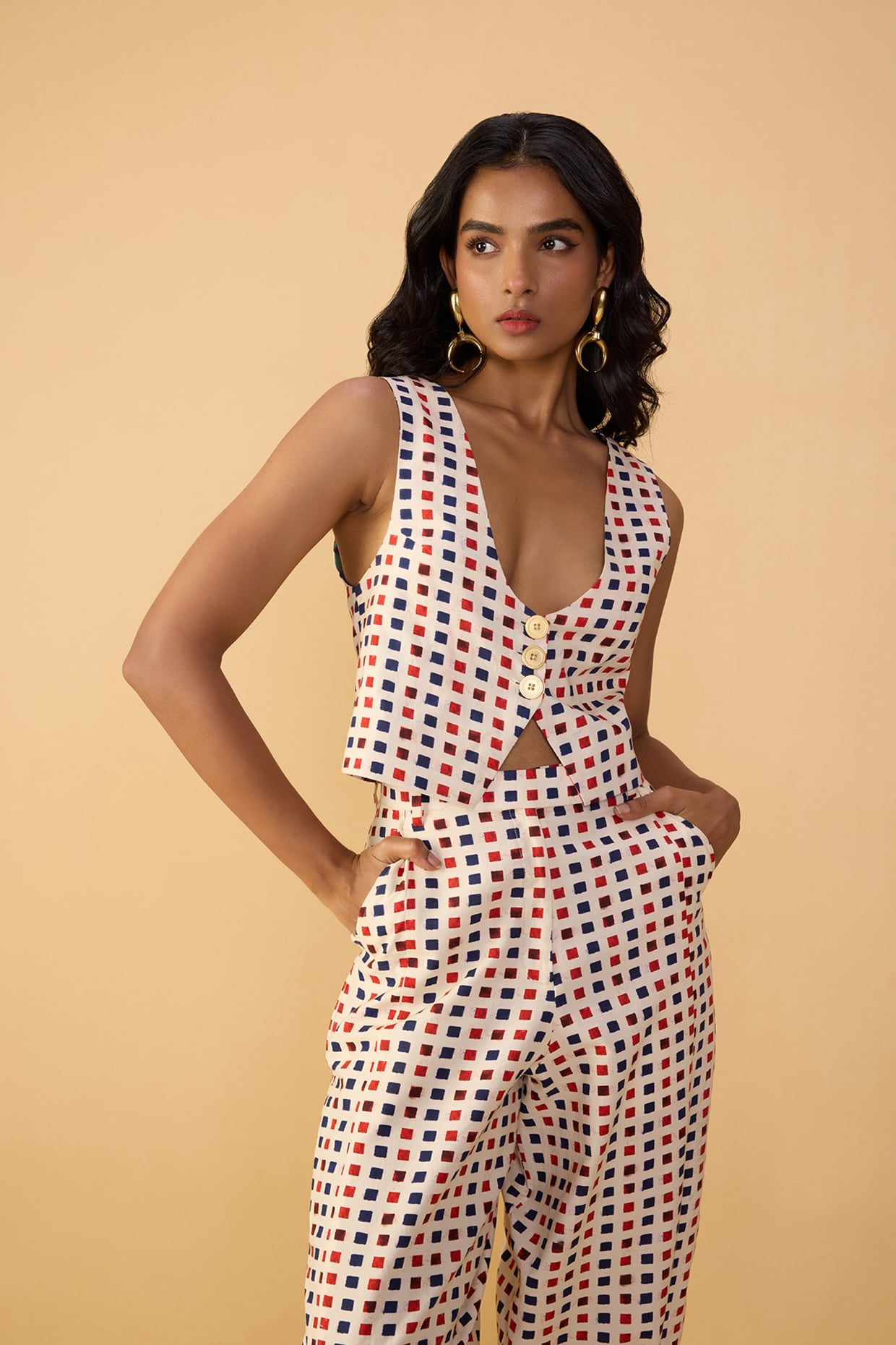 DELFIE WAISTCOAT & LOLY TROUSERS