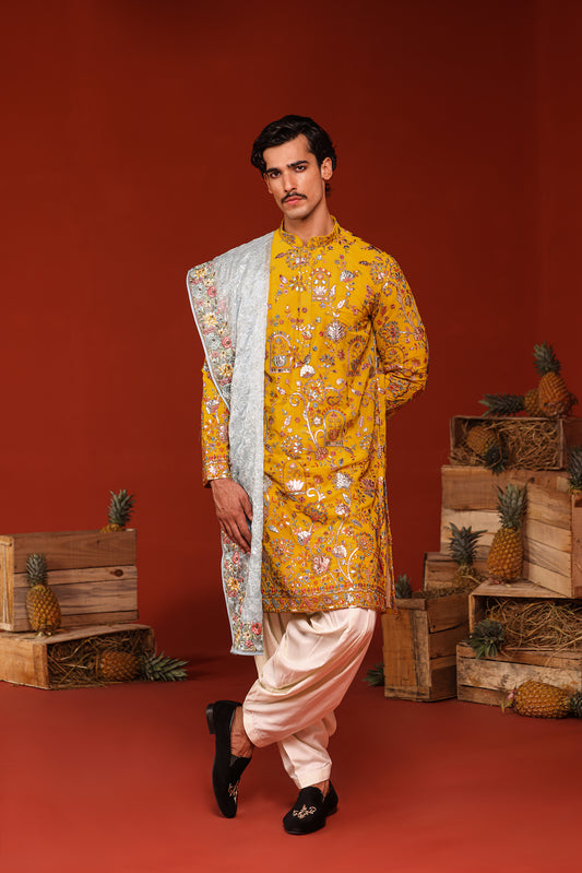 ADITYAN HALDI KURTA SET