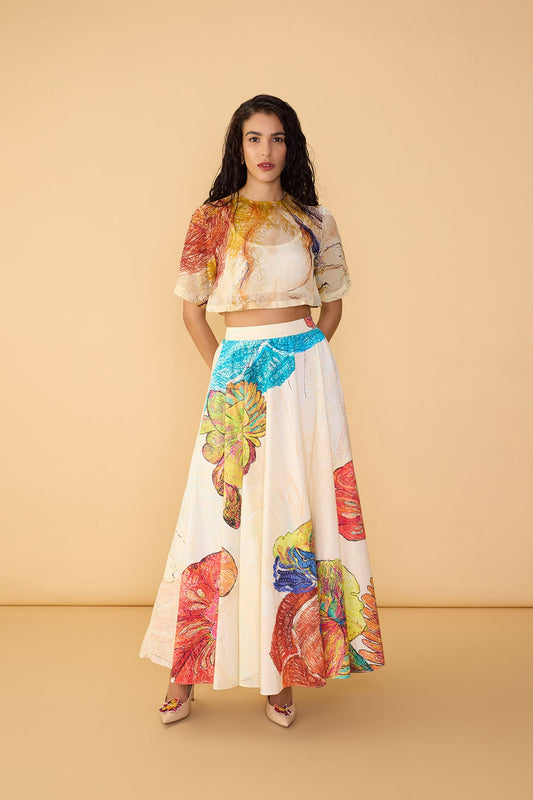 ROSETTA BLOUSE &  DRACY SKIRT