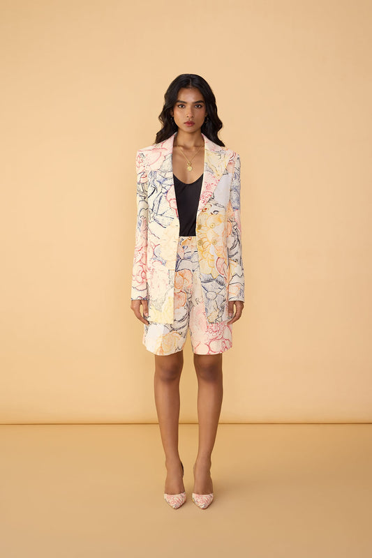 MIRANDA BLAZER,  IVANA CAMISOLE & ROWAN SHORTS