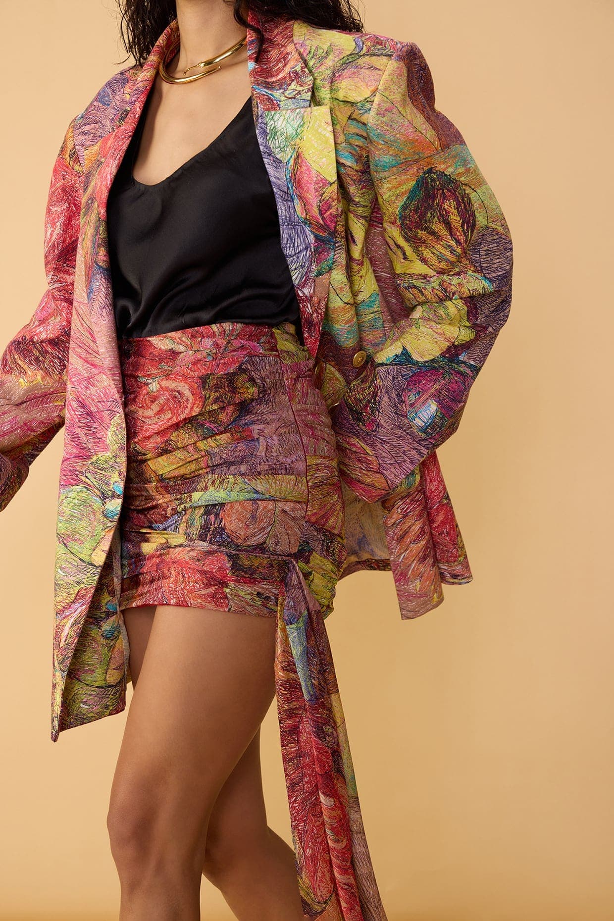 JENNA BLAZER, IVANA CAMISOLE & CARLITTA SKIRT