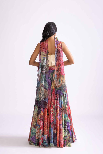 HOXTON BLOUSE, SCALLOP DUPATTA, MAGNOLIA LEHENGA