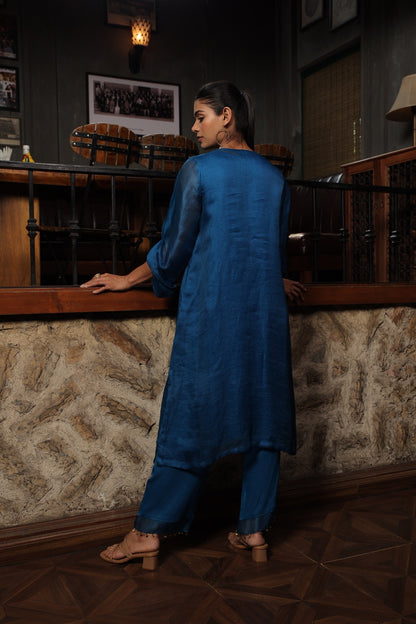 ZIYA 2 - ORGANZA A-LINE KURTA WITH PANT