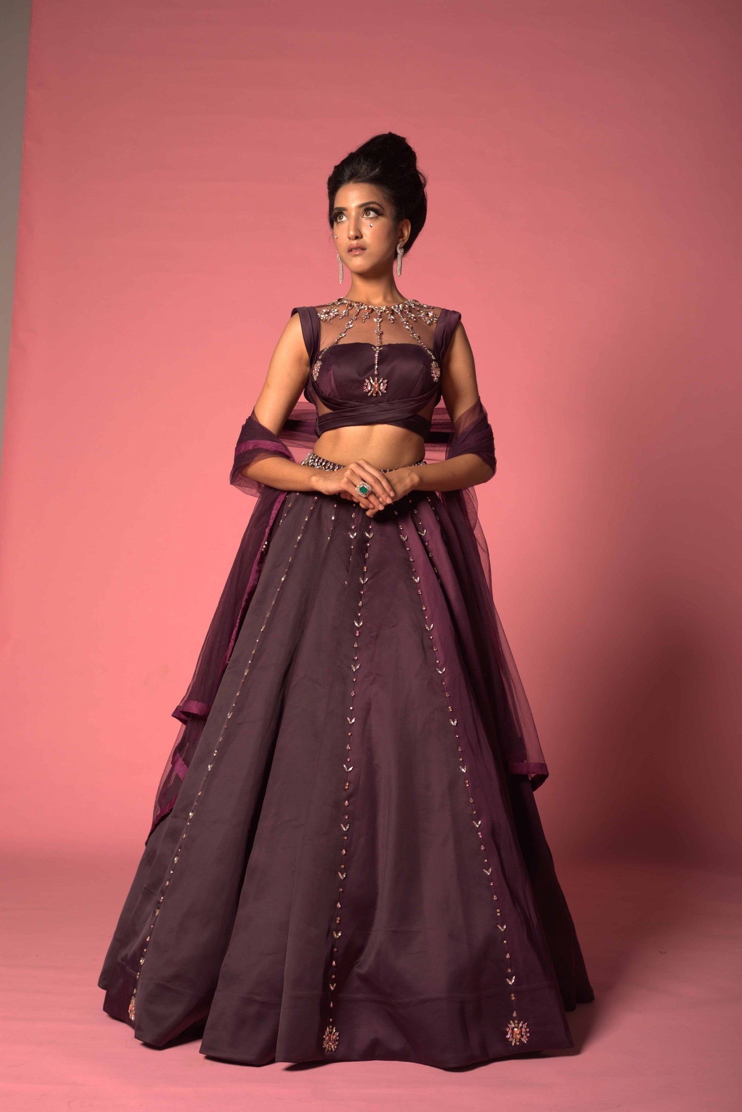 NAQSH KALI LEHENGA