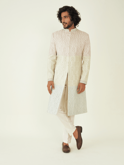 MUNAVVAR SHERWANI SET