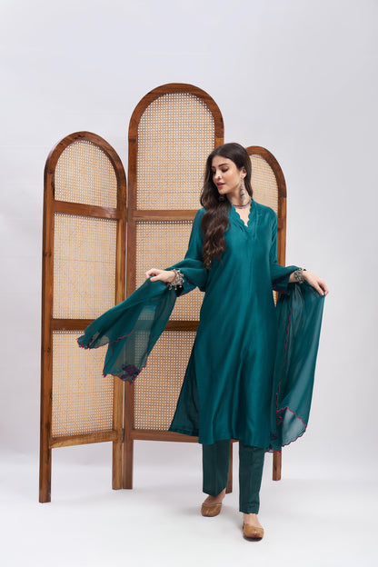 RESHAM KURTA SET