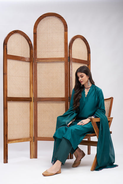 RESHAM KURTA SET