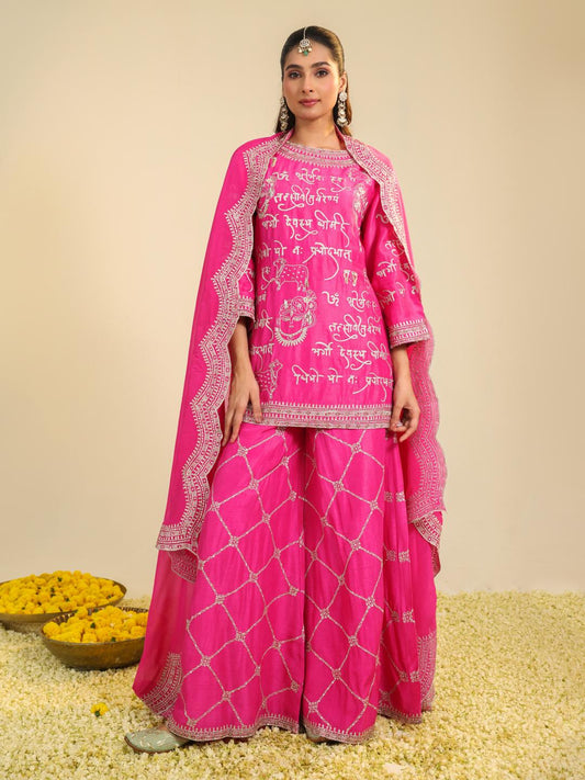 PINK MEHRBAN KURTA SET