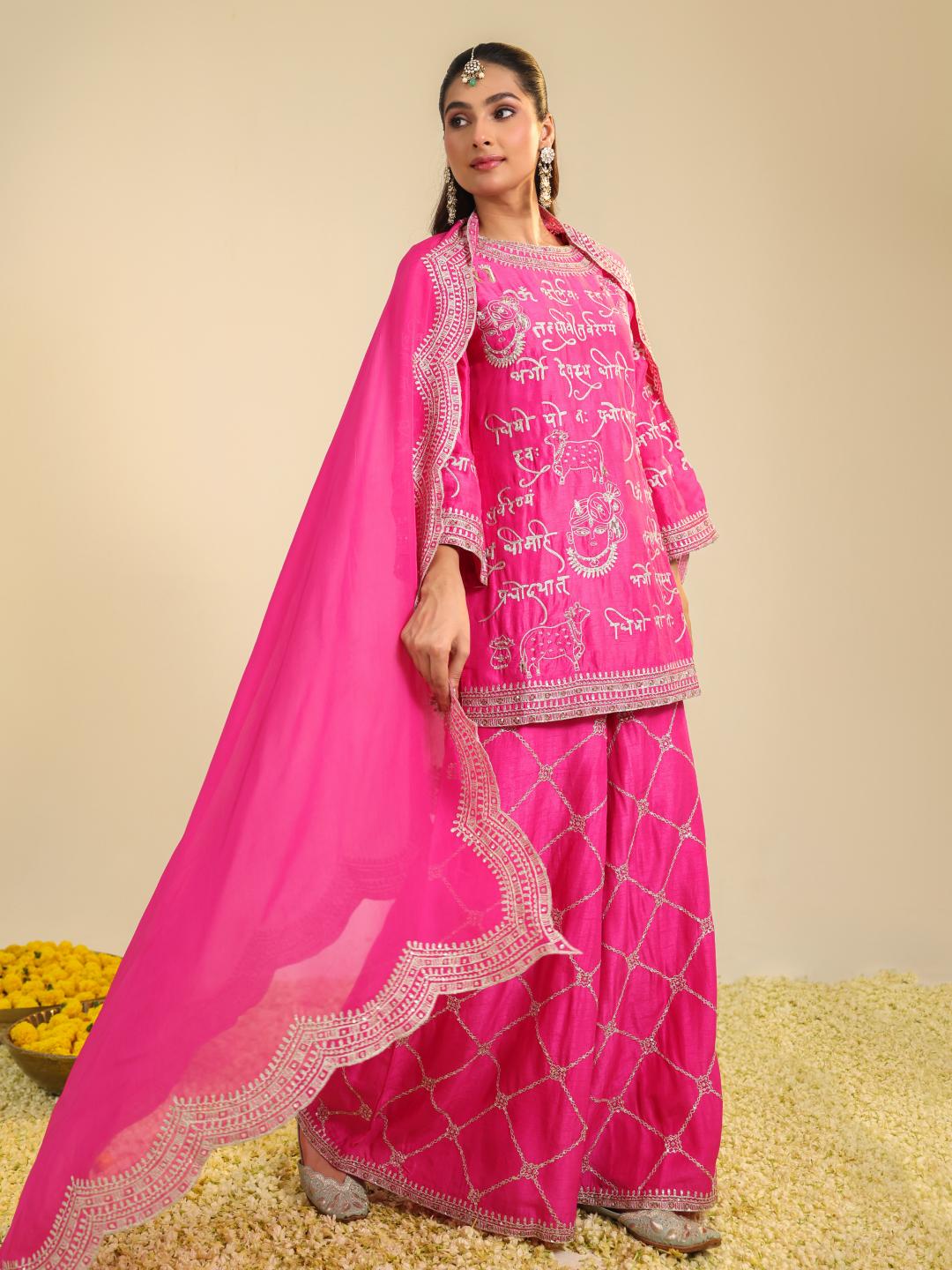 PINK MEHRBAN KURTA SET