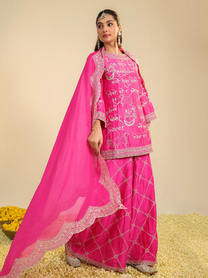 PINK MEHRBAN KURTA SET