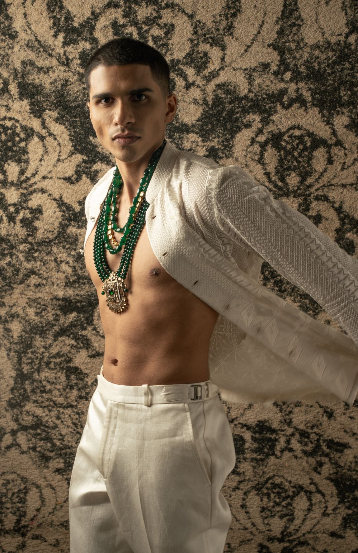 IVORY SHIRT SET