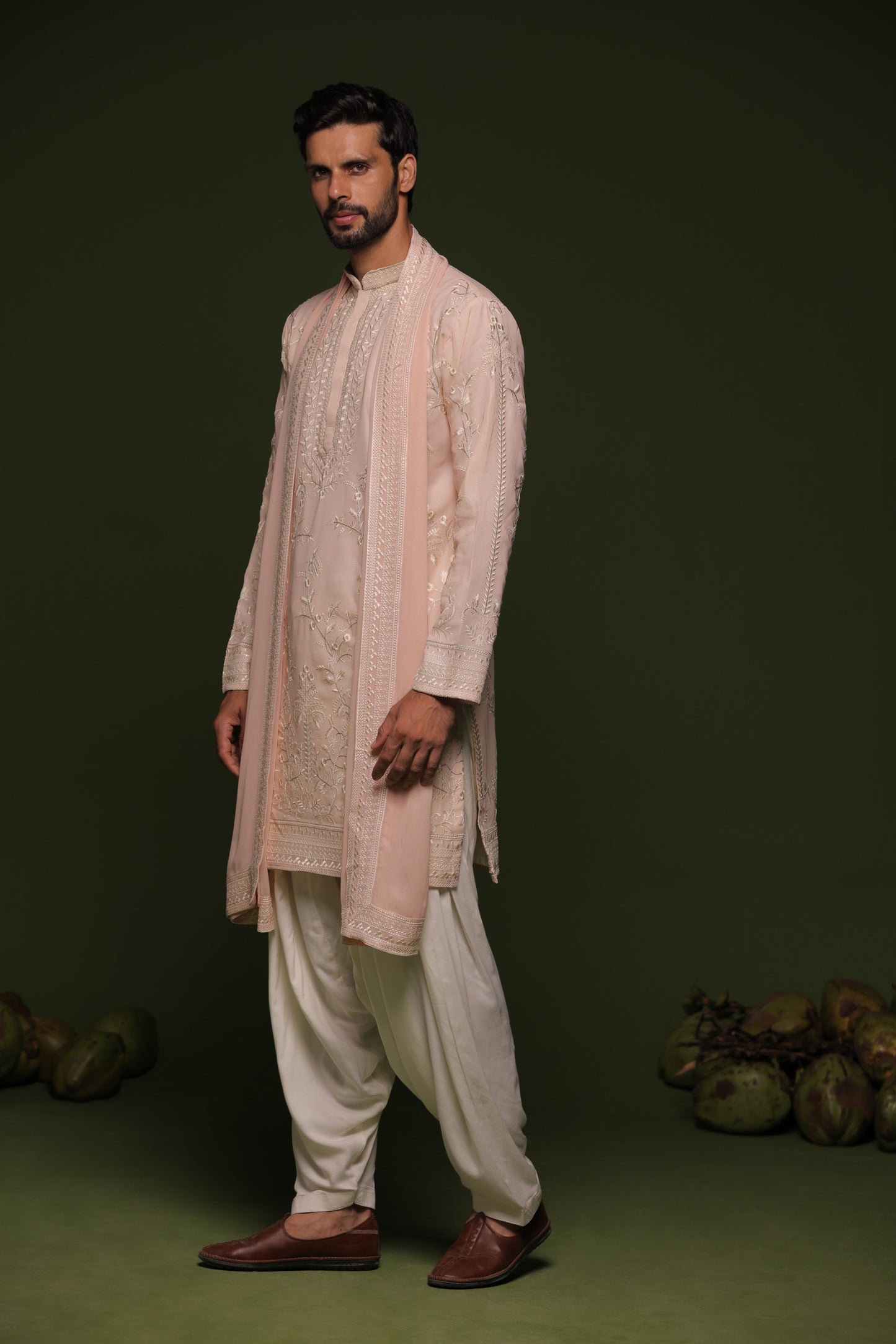 BHAGYA PINK KURTA SET WITH PATIYALA AND DUPATTA
