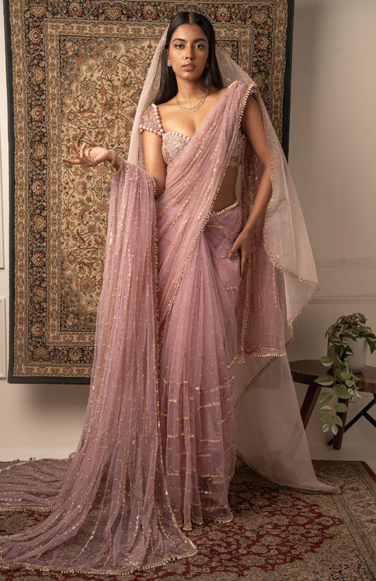LILAC  SAREE