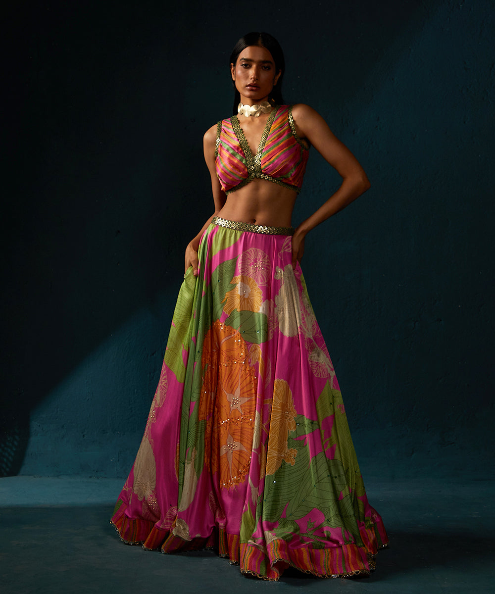 FUSHIA PINK LEHENGA SET