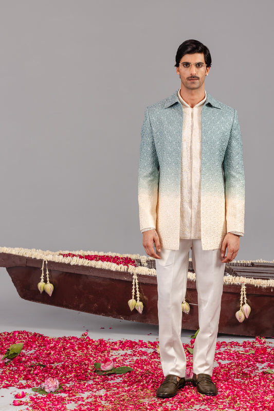 NEELRANG BLUE JODHPURI SET