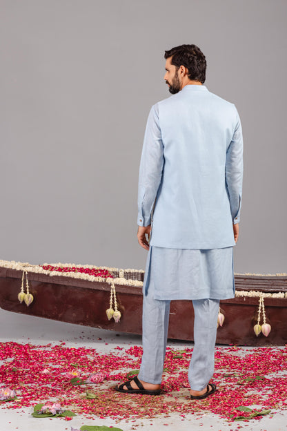 CARNIVAL FRONT OPEN KURTA JACKET SET