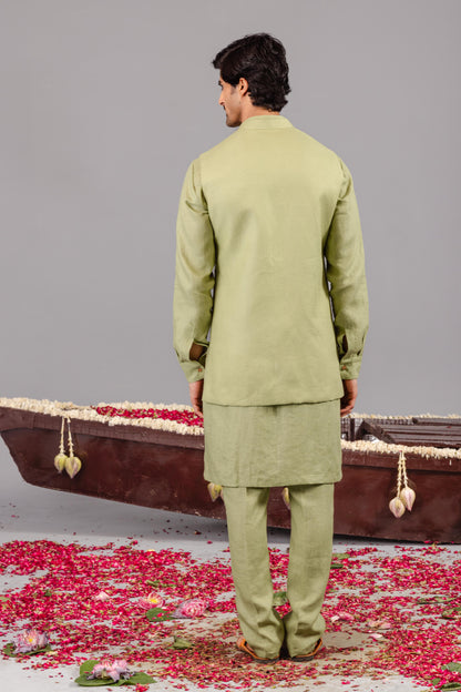 CARNIVAL FRONT OPEN KURTA JACKET SET