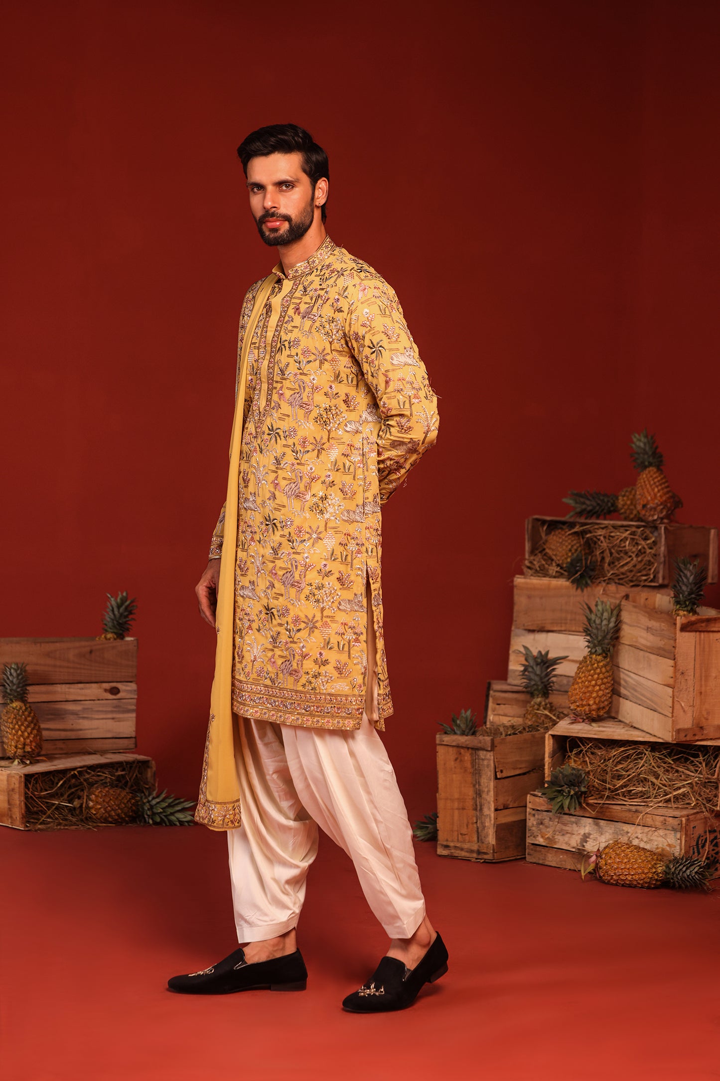 VARDHAN HALDI KURTA SET