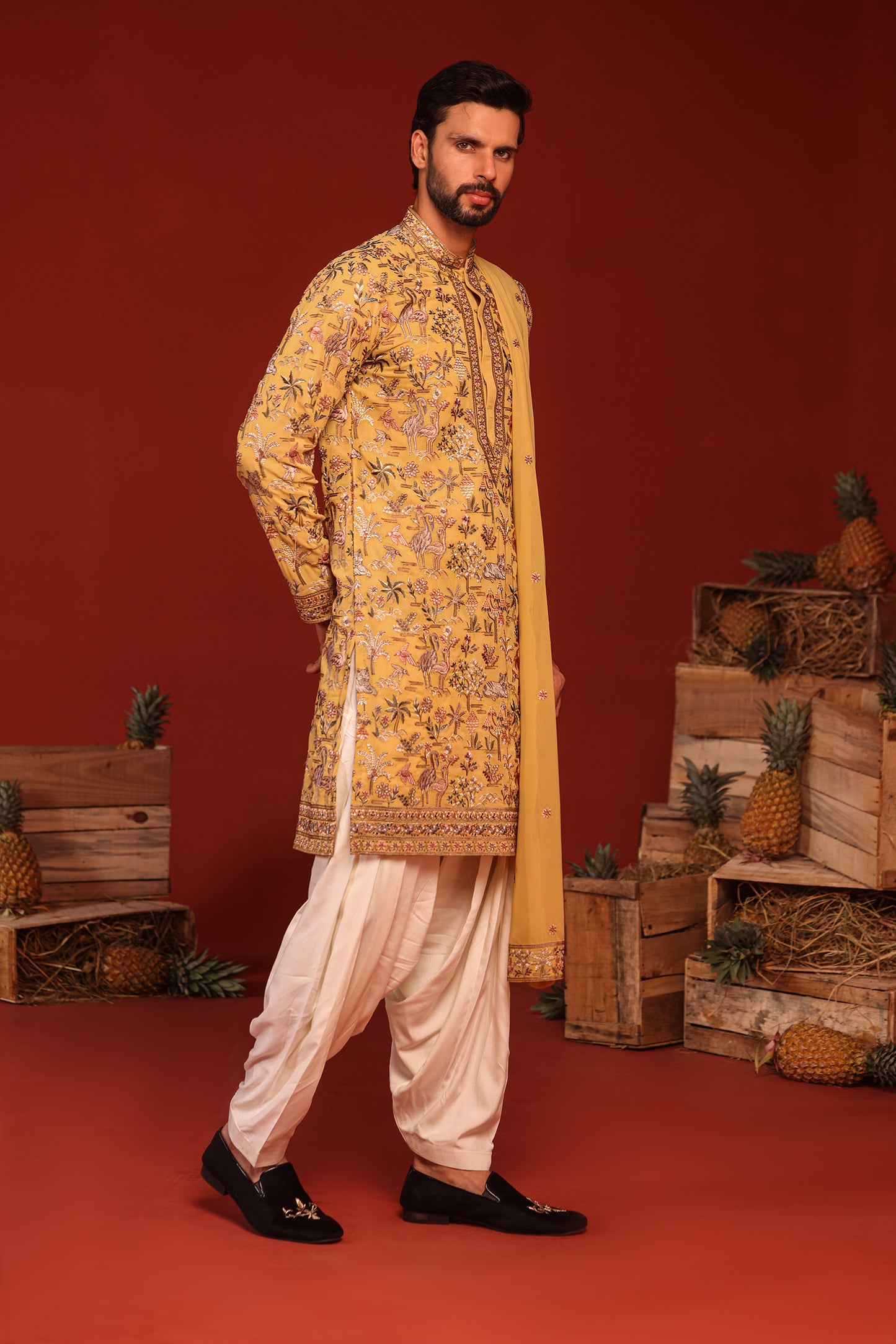 VARDHAN HALDI KURTA SET