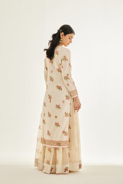 PAPYRUS WHITE KURTA SKIRT SET