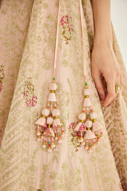 SHELL PINK LEHENGA SET