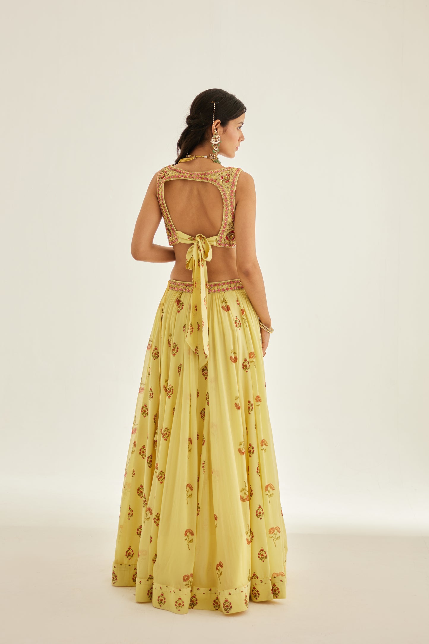 SUNSHINE YELLOW LEHENGA SET