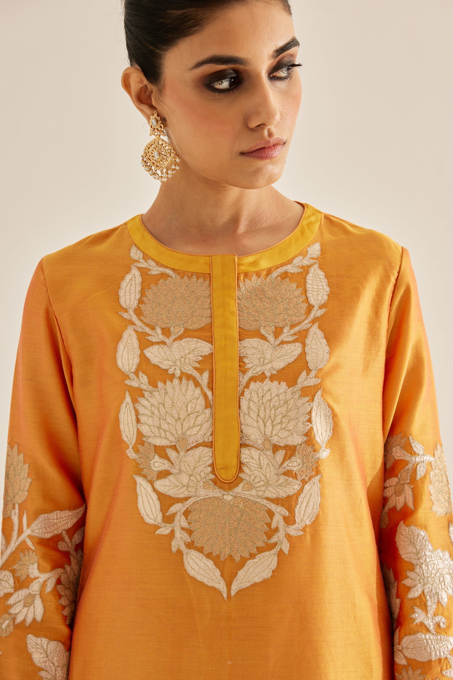 MUSTARD YELLOW KURTA SET