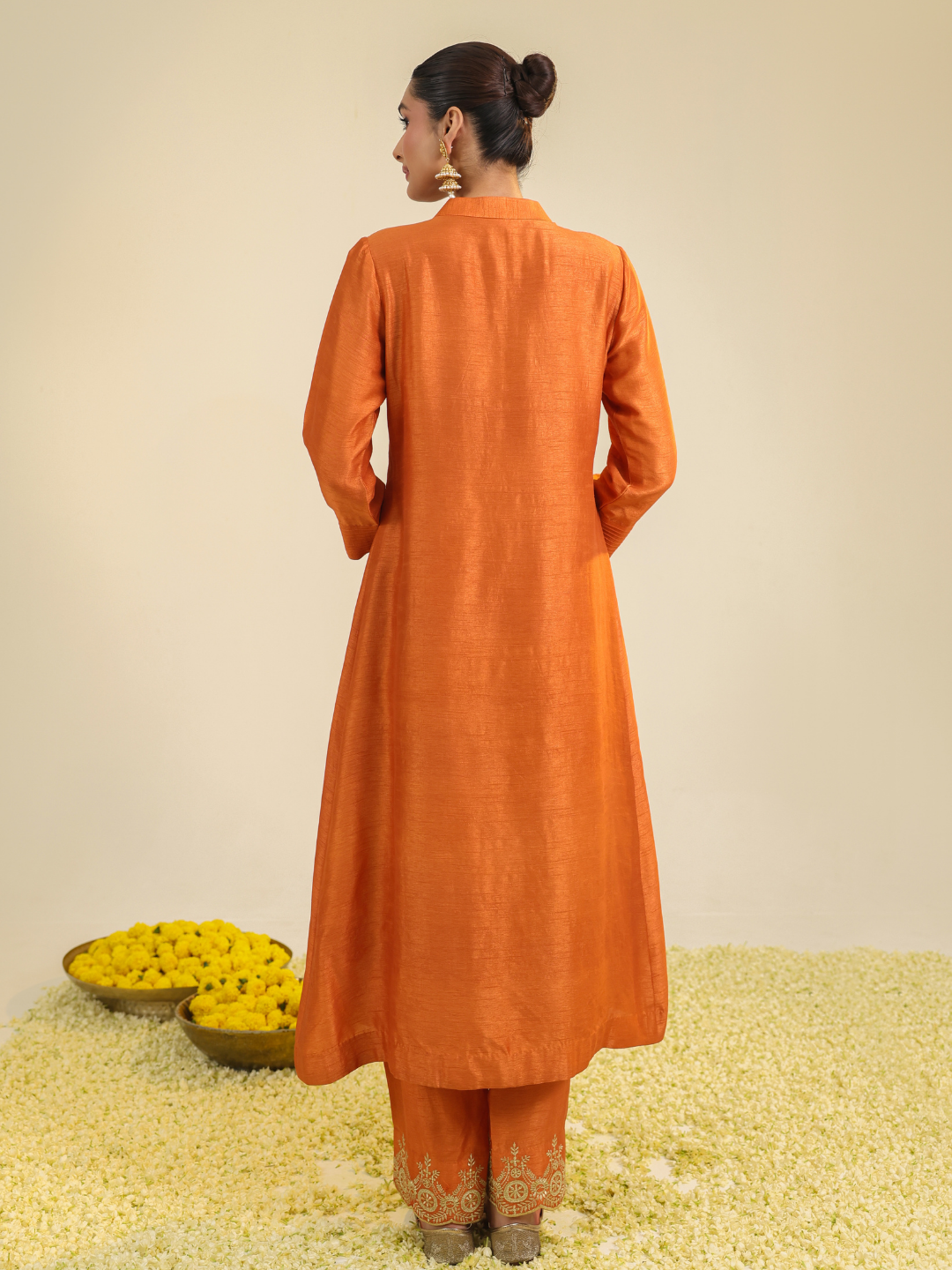 RUST GUMAAN KURTA SET