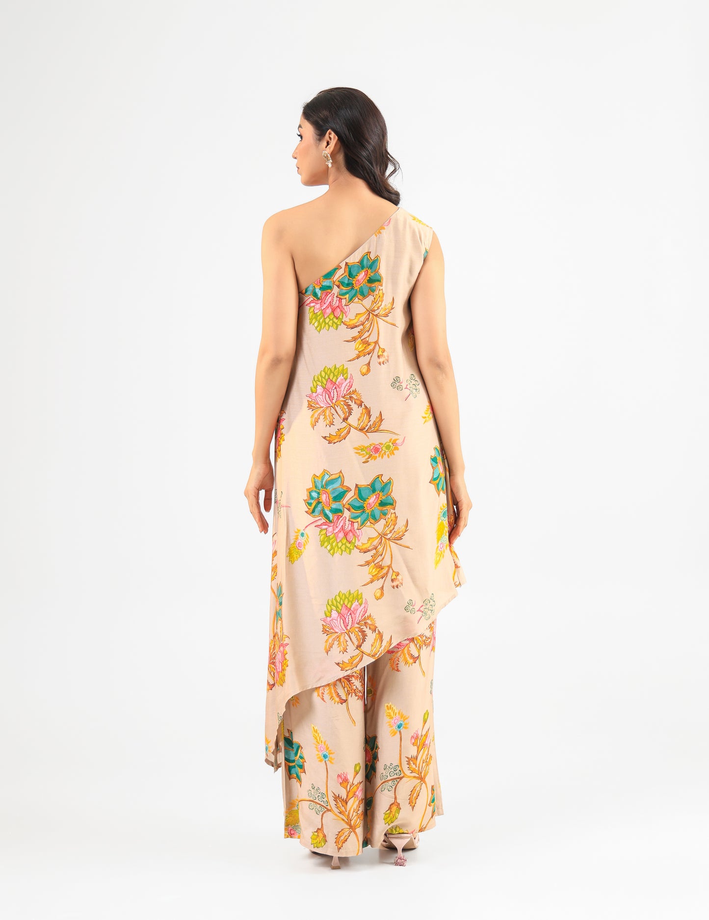 BEIGE KURTA SET