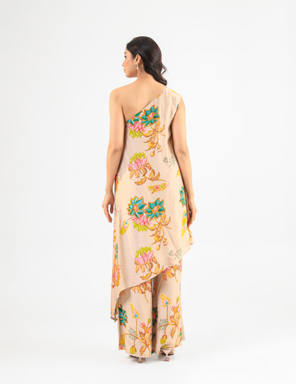 BEIGE KURTA SET