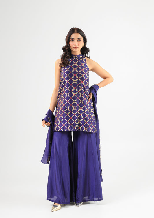 DEEP BLUE KURTA SET