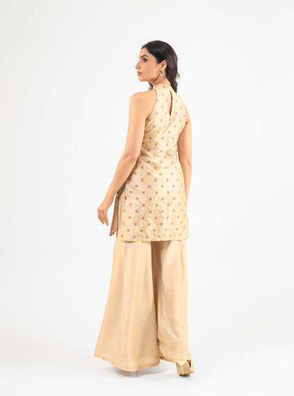 BEIGE KURTA SET