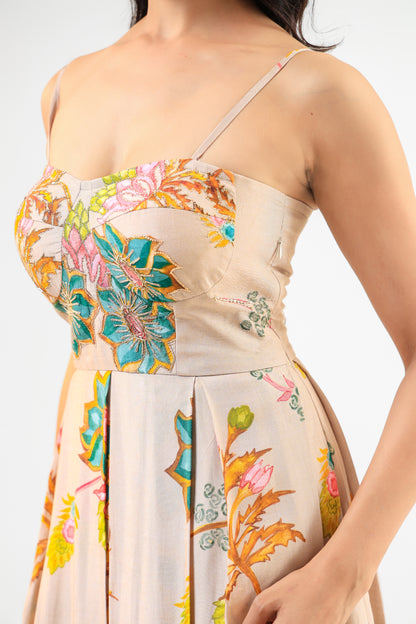 BEIGE DRESS