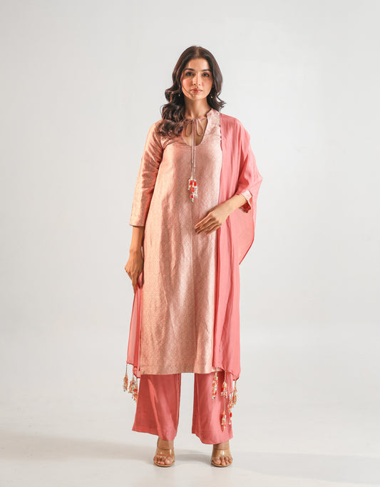 PINK KURTA SET
