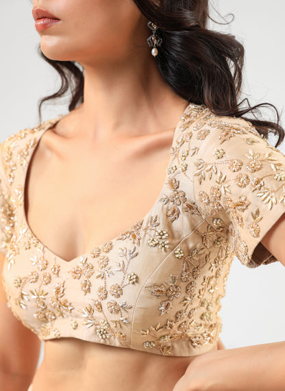 BEIGE LEHANGA SET