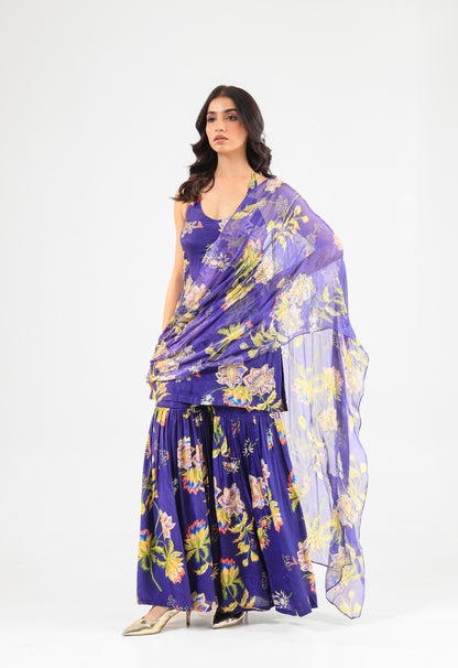 ROYAL BLUE KURTA SET