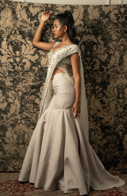CHALK  SKIRT SET